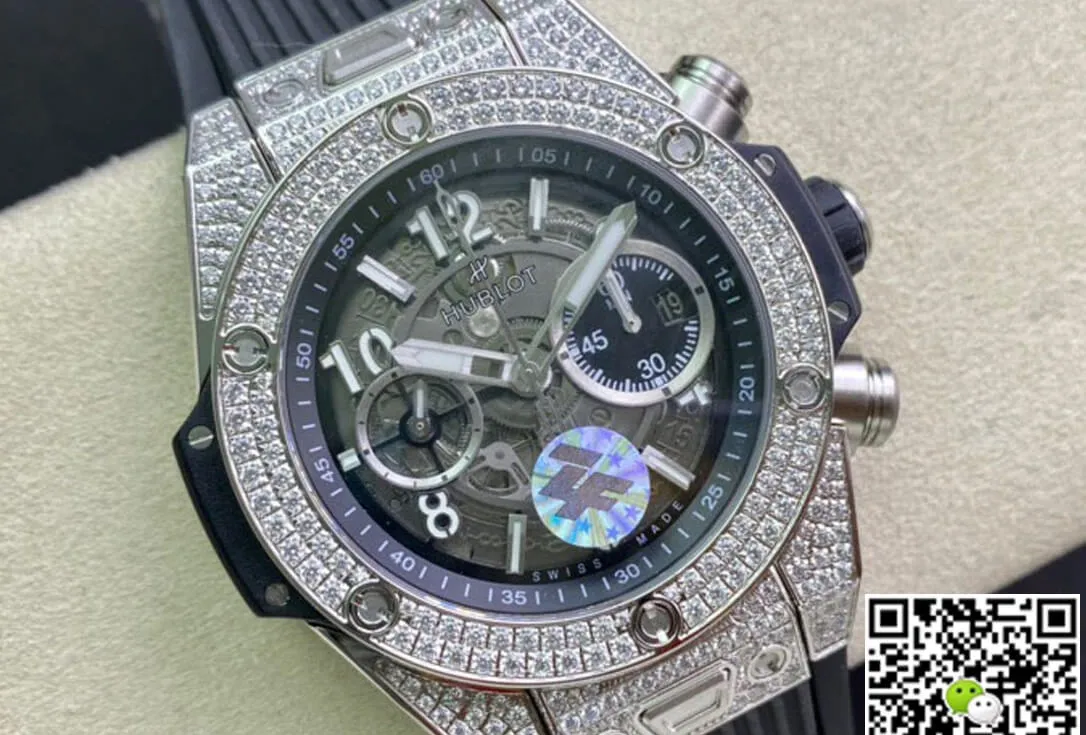 Hublot BIG BANG 421.NX.1170.RX.1704 ZF Factory 1:1 Best Edition Replica Watch Diamond-Set Bezel